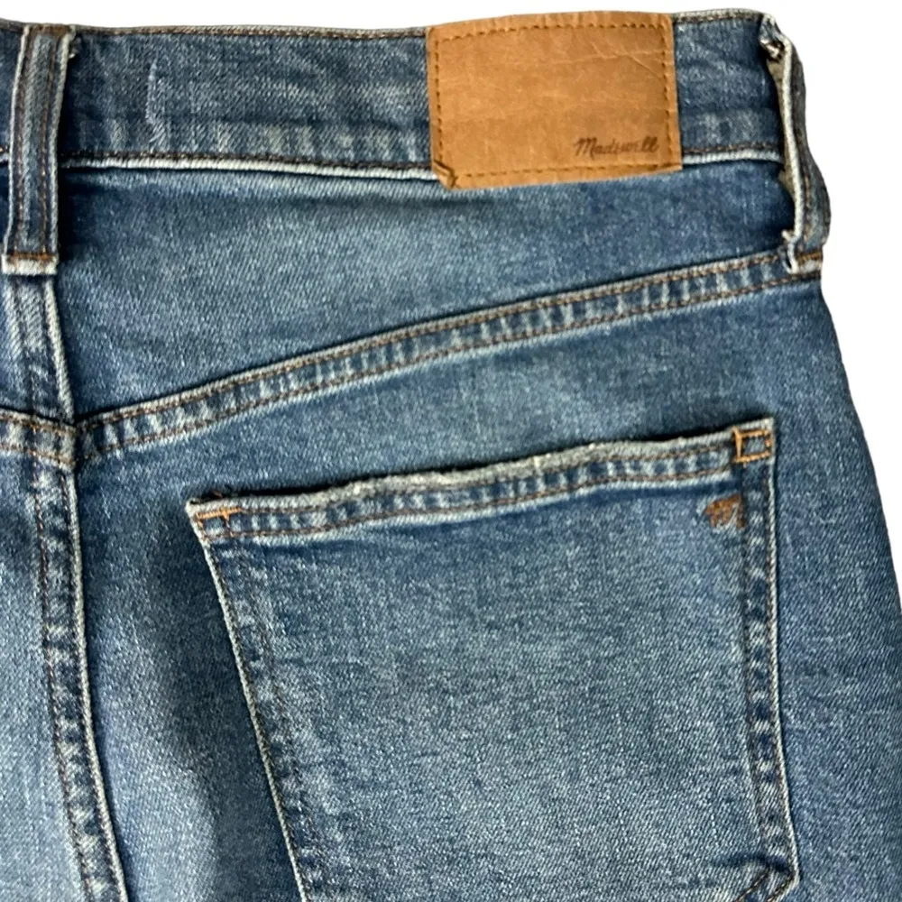 Madewell Jeans 27 The Perfect Vintage Crop Jean Gooding Wash Knee-Rip Edition - Image 8