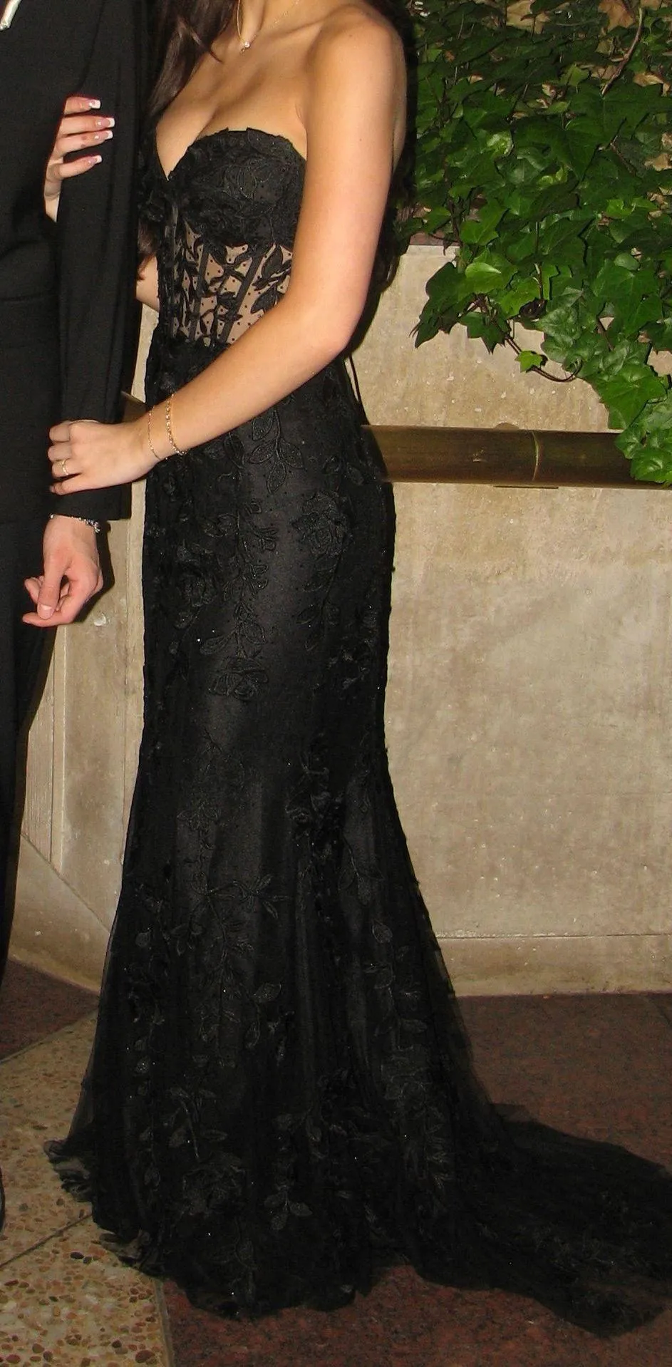 Strapless Lace Prom Dress 54227 - Image 3