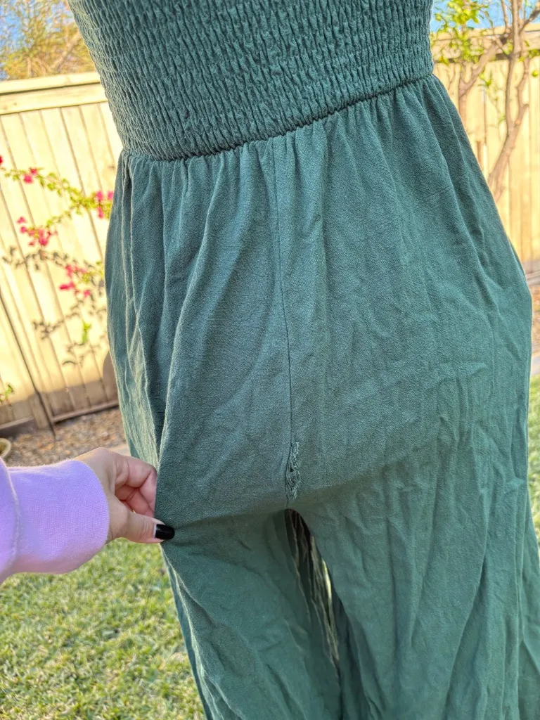 NWOT Green Wide Leg Jumpsuit - Image 7