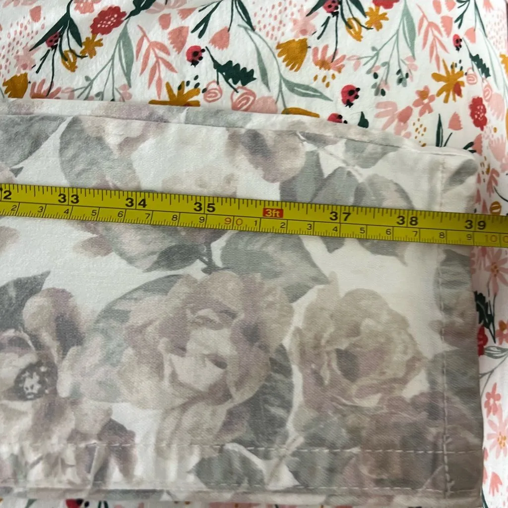 Seven 7 Floral Print Woman’s Jeans Tummy Less High Rise Skinny Pants, Size 6 - Image 15