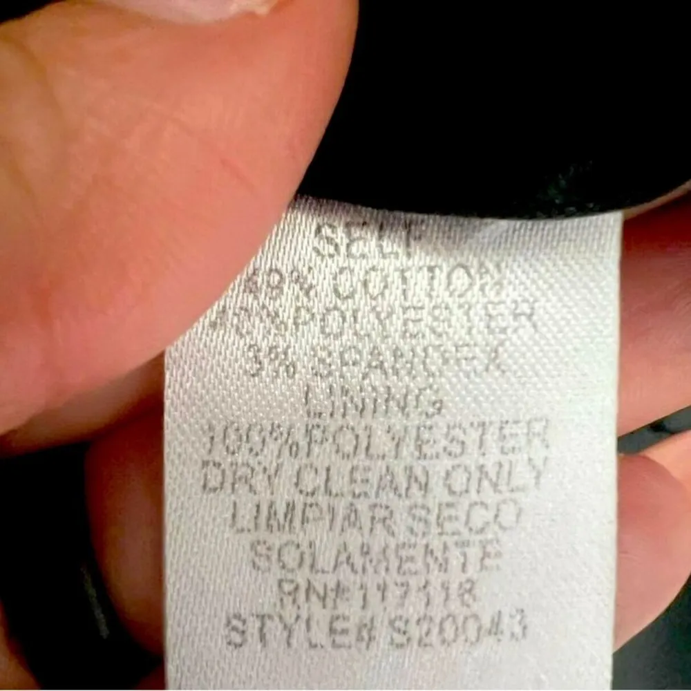 Marineblu Sequin mini skirt black silver SMALL stretchy NEW - Image 8