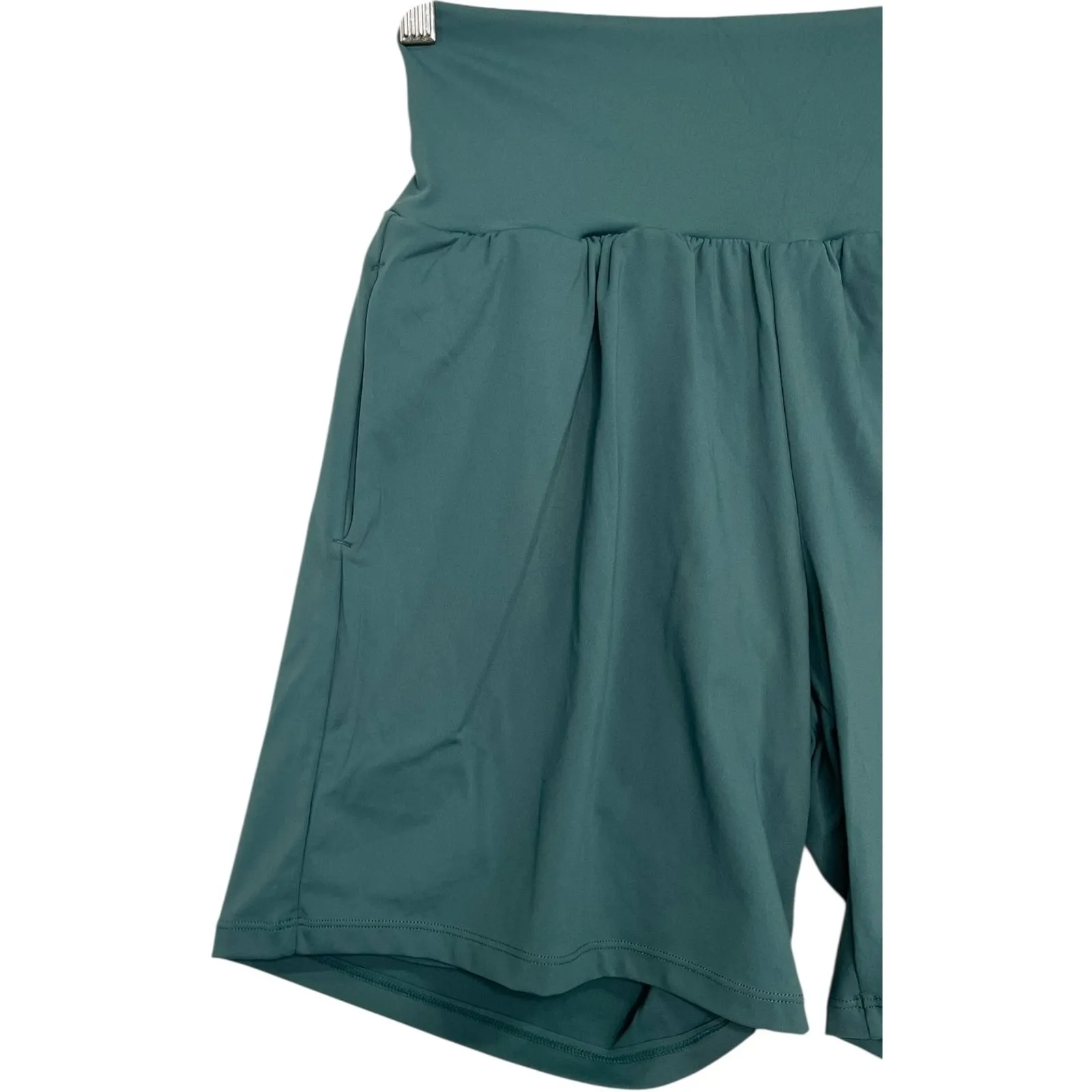 New Halara SoftlyZero Airy Shorts Womens Medium Green High Rise Activewear Yoga - Image 10