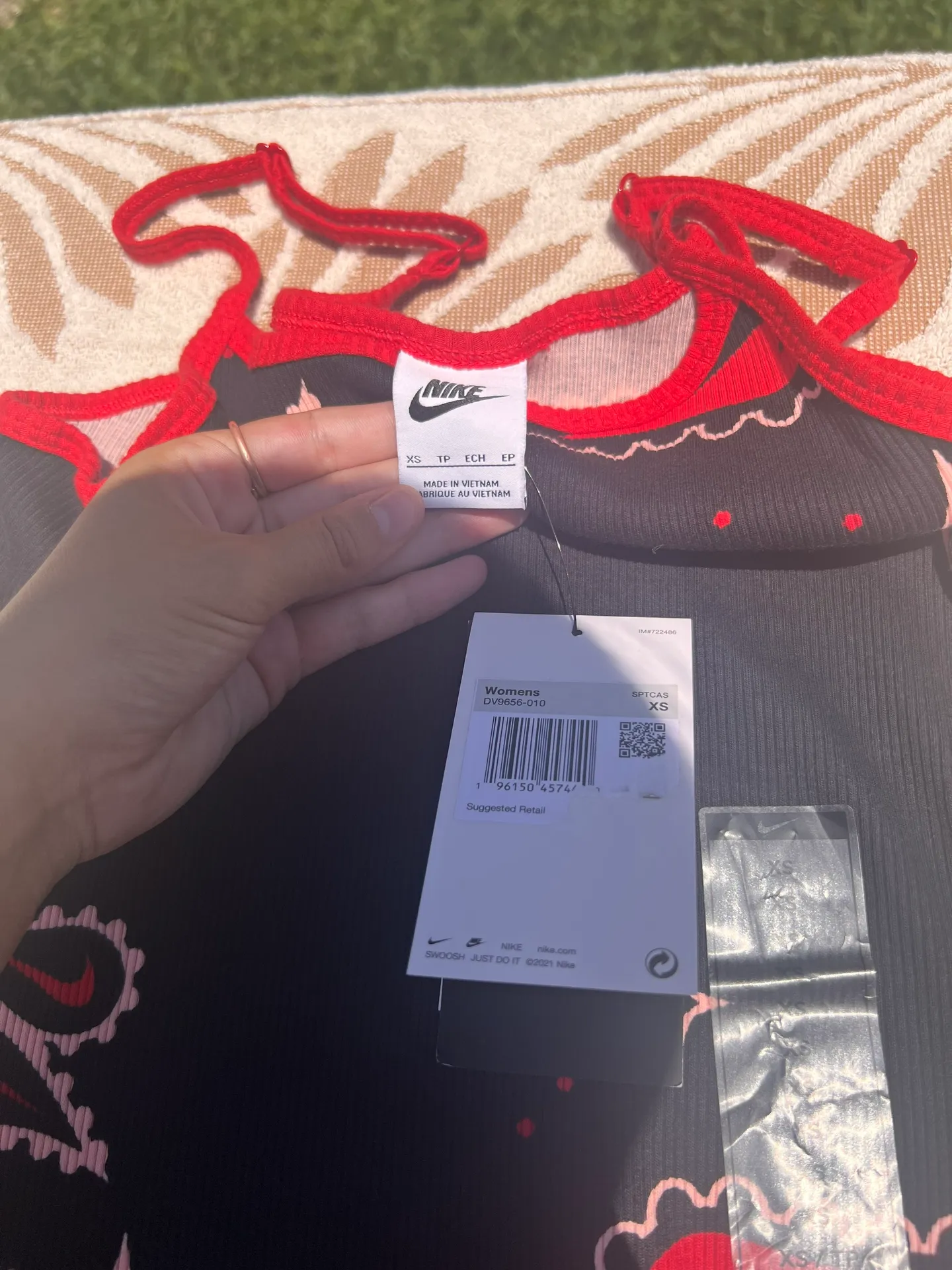 NWT  RED BANDANA DRESS - Image 4