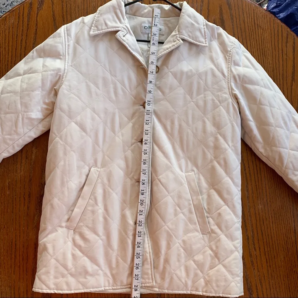 Orvis Cream Quilted Jacket - Image 11