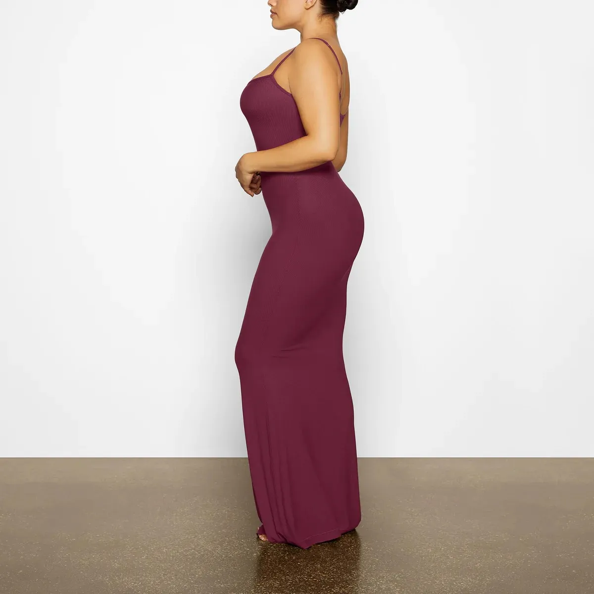 SKIMS Wine Dress - Image 3