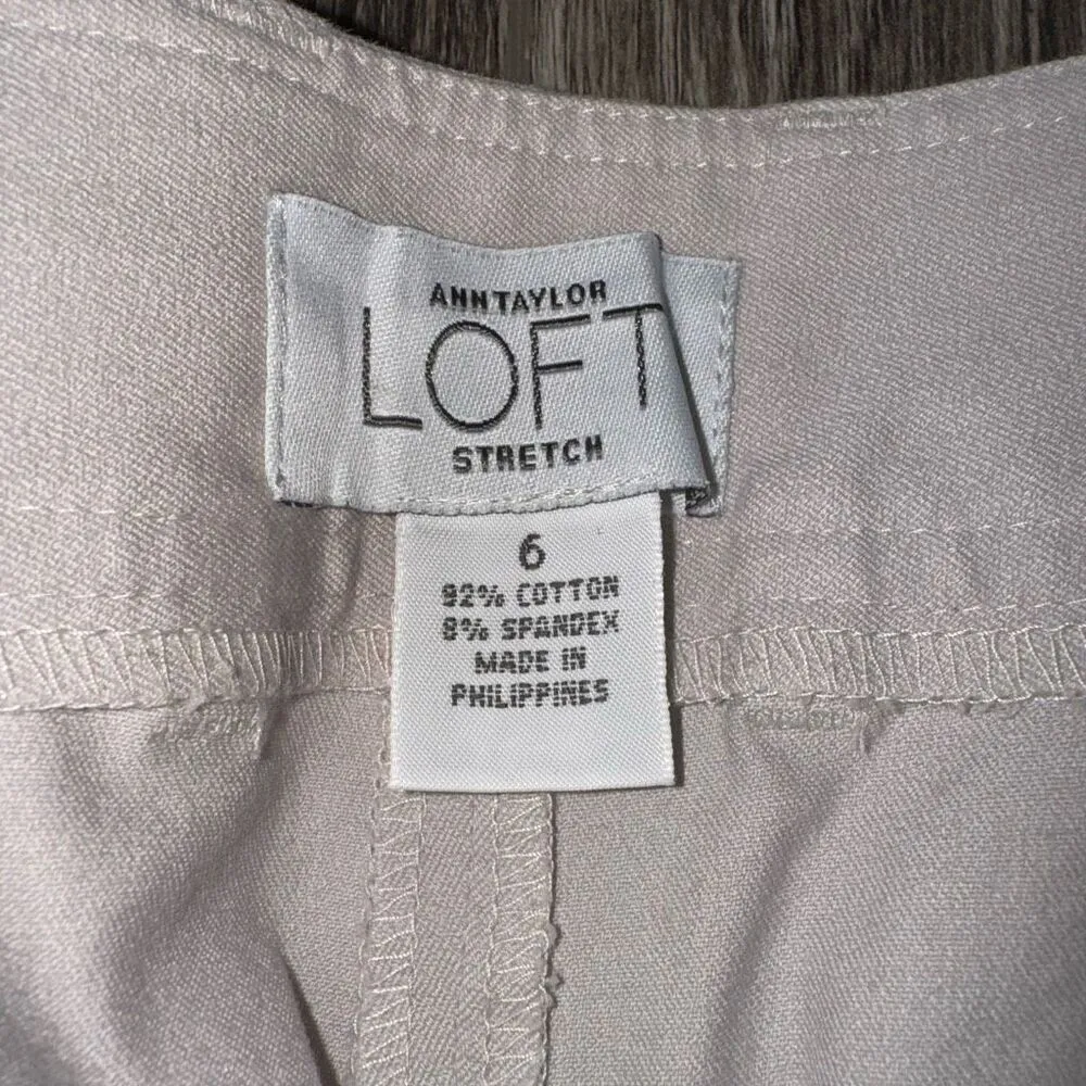 Ann Taylor Loft Stretch Lavender Size 6 straight leg pants - Image 4