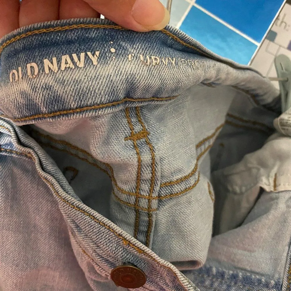 Old navy denim jeans curvy shorts Blue Size 14 - Image 3