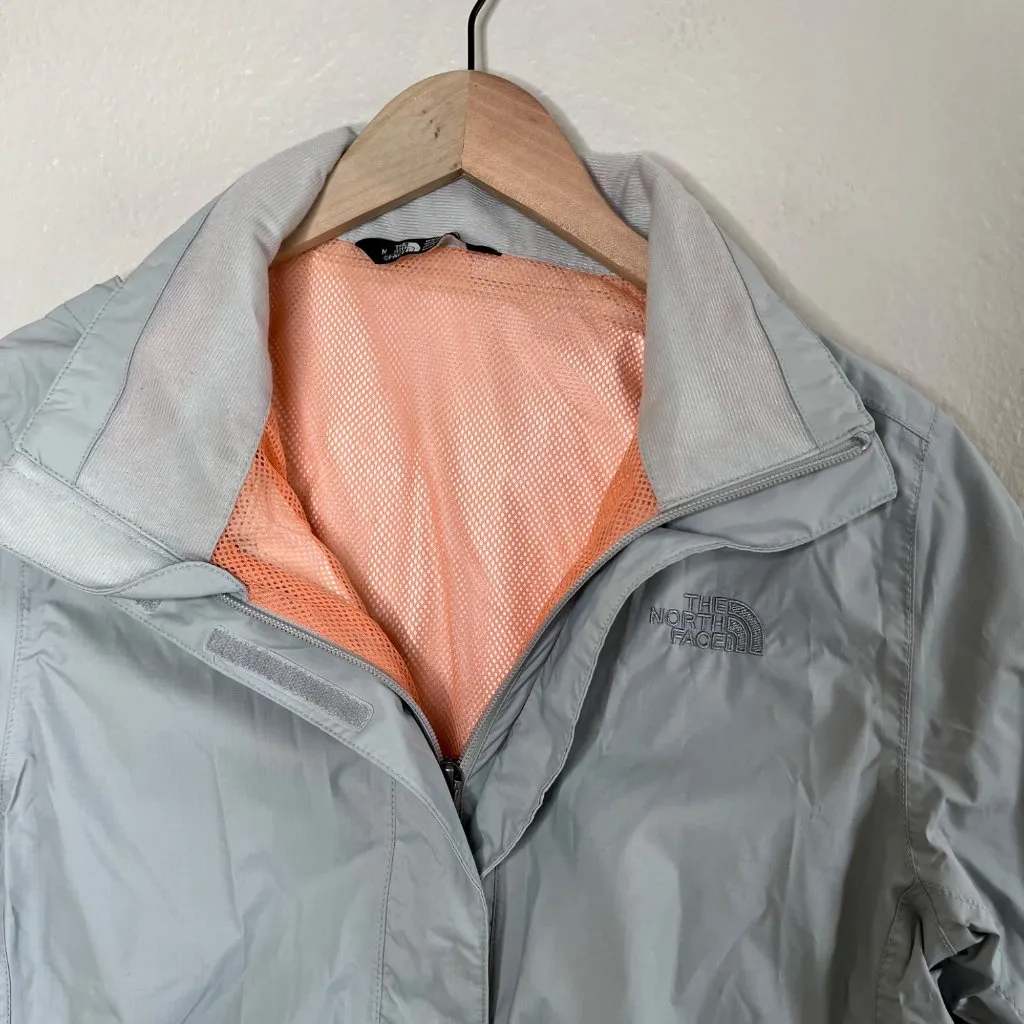 The North Face Womens Grey Hyvent Hooded Soft Shell Windbreaker Jacket M tb5m - Image 3