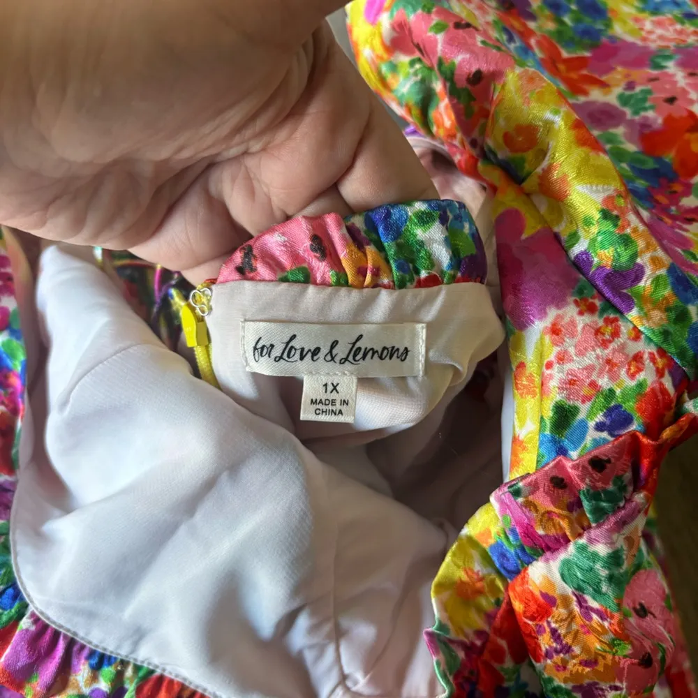 NWOT For Love And Lemons Merrill Puff Sleeve Mini Dress - Image 10