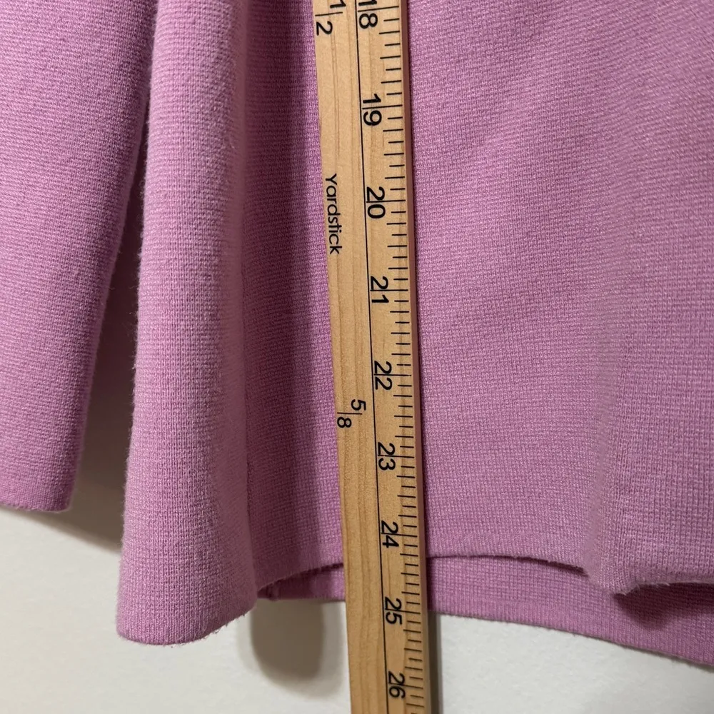 J CREW Pink Waisted Sweater Blazer Size XS Button BQ788 - Image 9