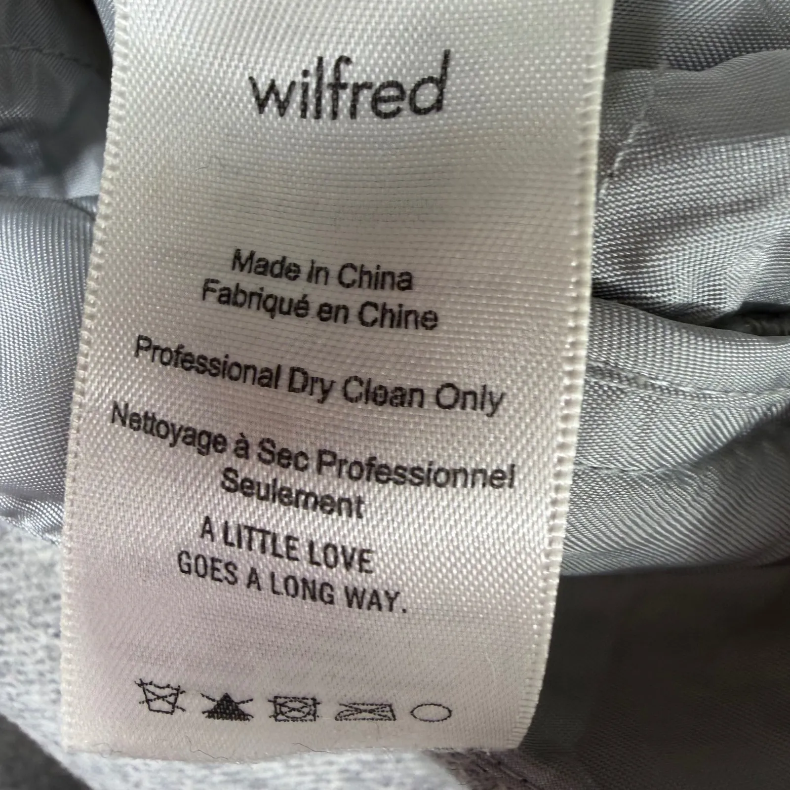 Wilfred Aritzia Pants 4 Wool Cashmere Tie Waist Gray High Rise Cropped Ankle - Image 15