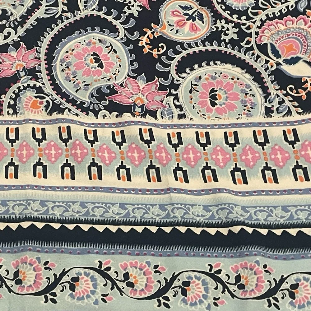 Talbots women’s Paisley floral sleeveless maxi dress size 4 - Image 11