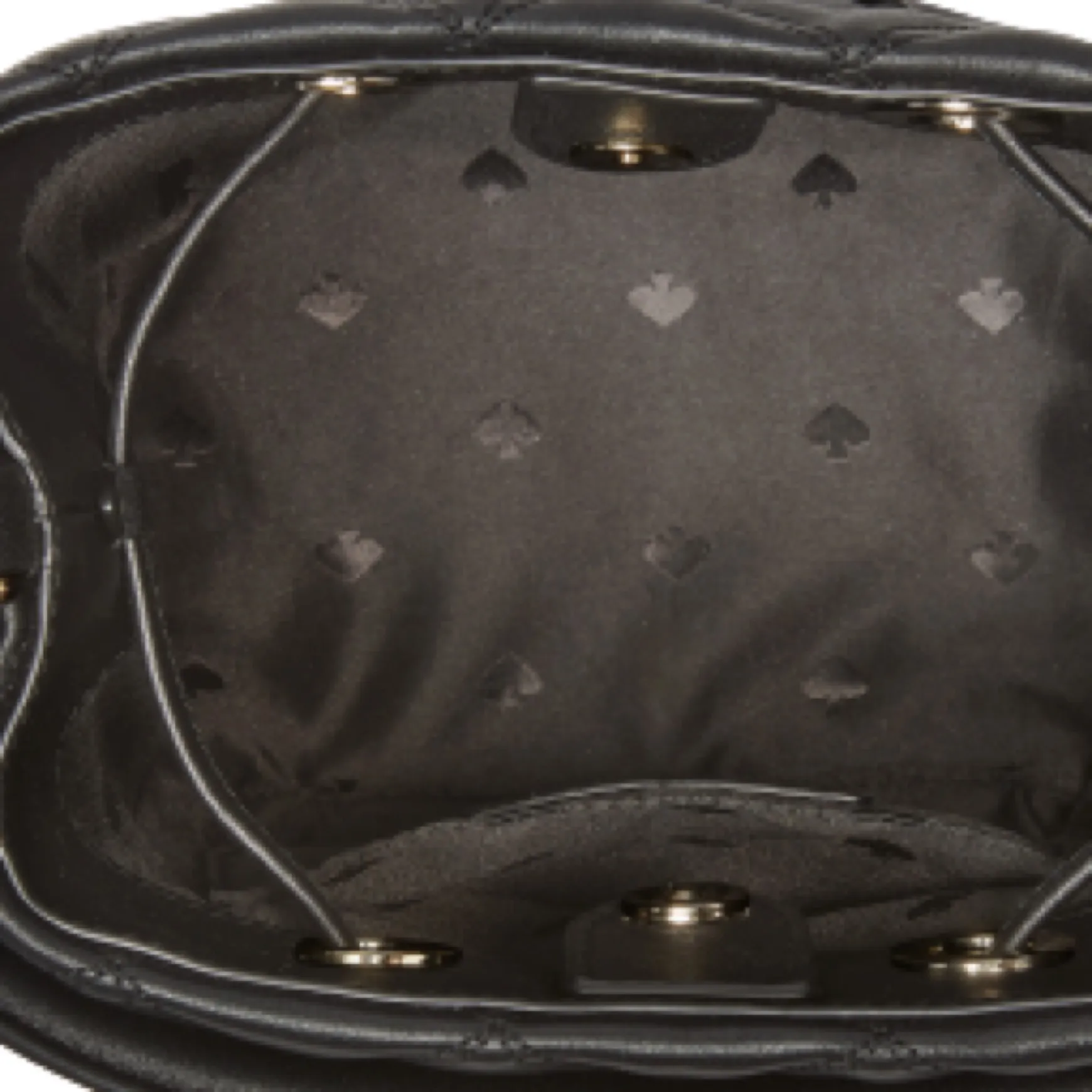 Kate spade Natalia small quilted black leather bucket bag crossbody - Image 8