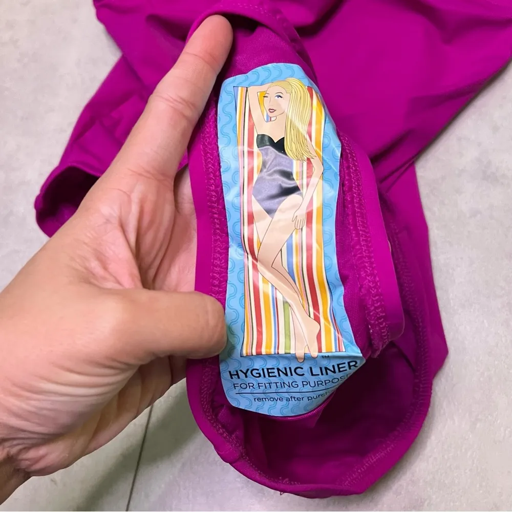 Spanx Berry Purple High Rise Shapewear You Can Swim In Slimming Modest NWT SZ 6 - Image 6