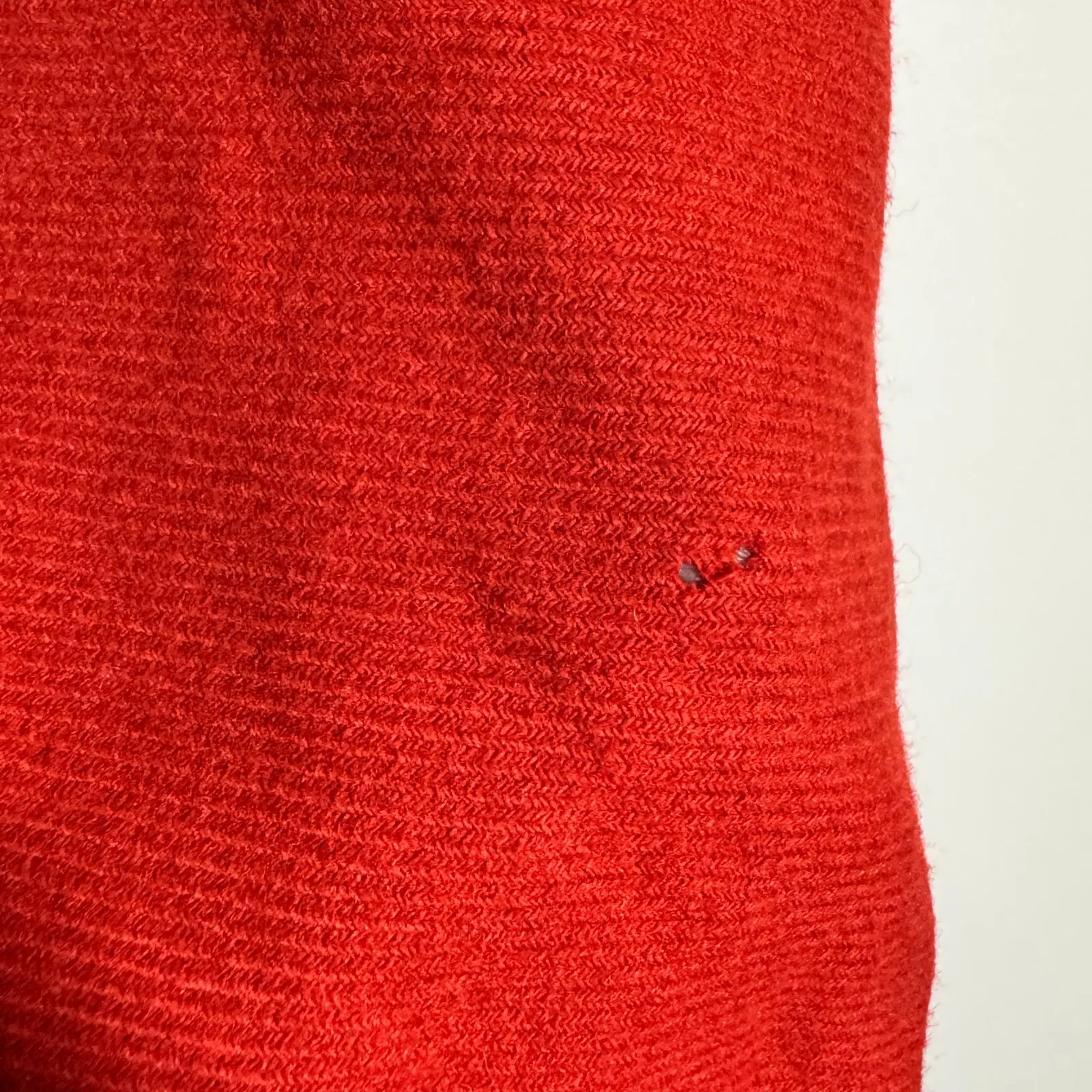 Sisley Wool Skirt Women Orange Zip Closure Classic Quite Luxury Old Money Prep Size 10 - Image 9