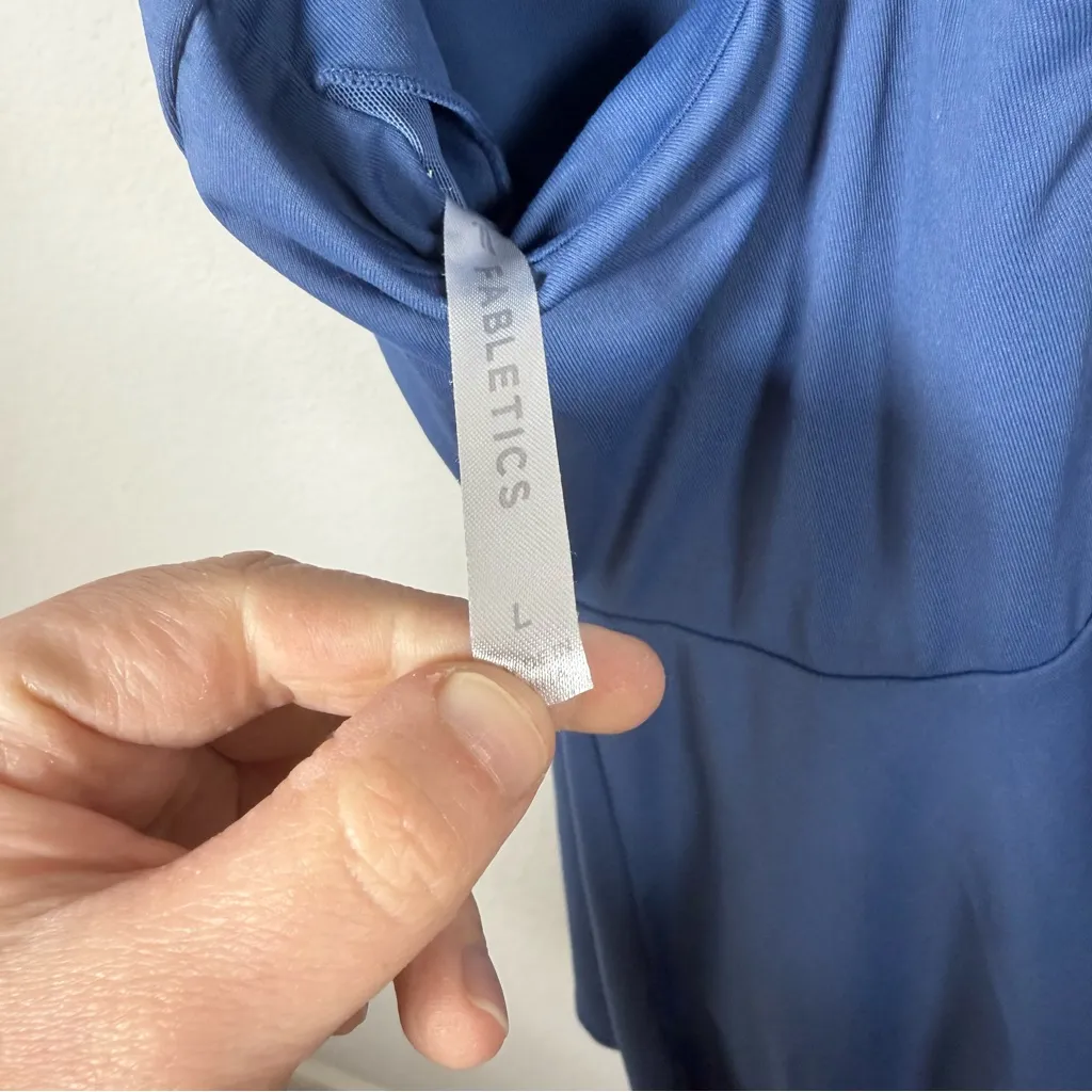 Fabletics Women’s Boost Performance Mini Dress in Indigo Blue Size L - Image 11