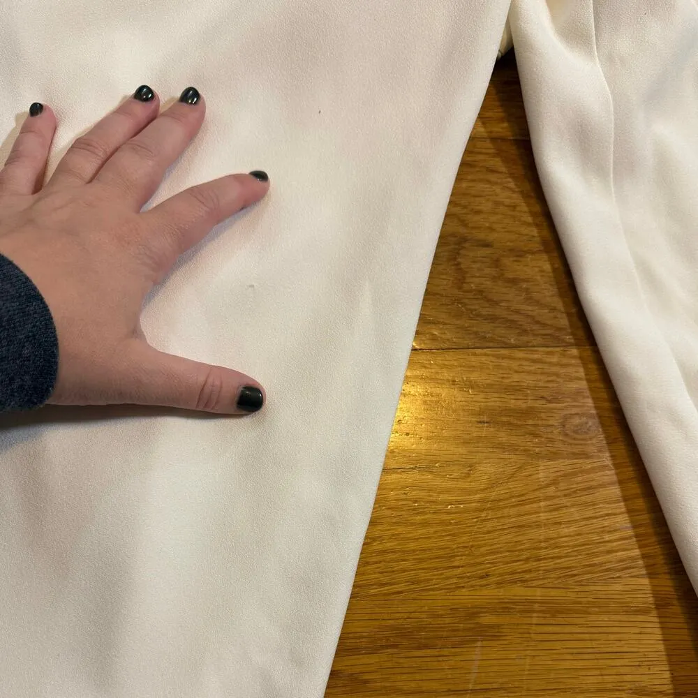 The Fifth Label Women’s XS White Collared V-neck Short Sleeve Pants Jumpsuit - Image 14