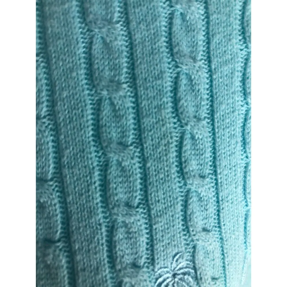 Lilly Pulitzer Cable Knit Button Front Long Sleeve Cardigan - Image 7