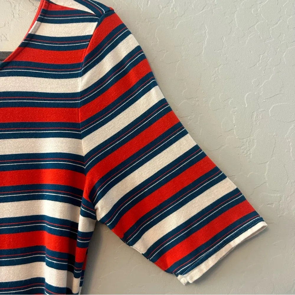 Rachel Zoe A Pea in the Pod red, white and blue striped maternity dress medium - Image 7