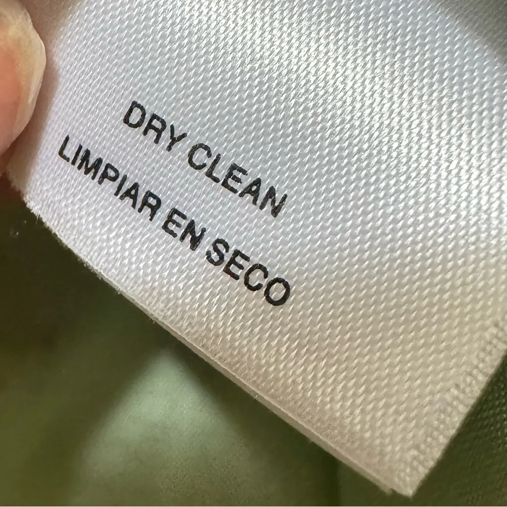 Gorgeous Kasper Green and Purple Patterned Blazer with Satin Lining Size 10 - Image 3