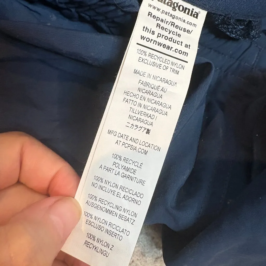 NWT Patagonia 5" Baggies short in Tidepool Blue - Image 5