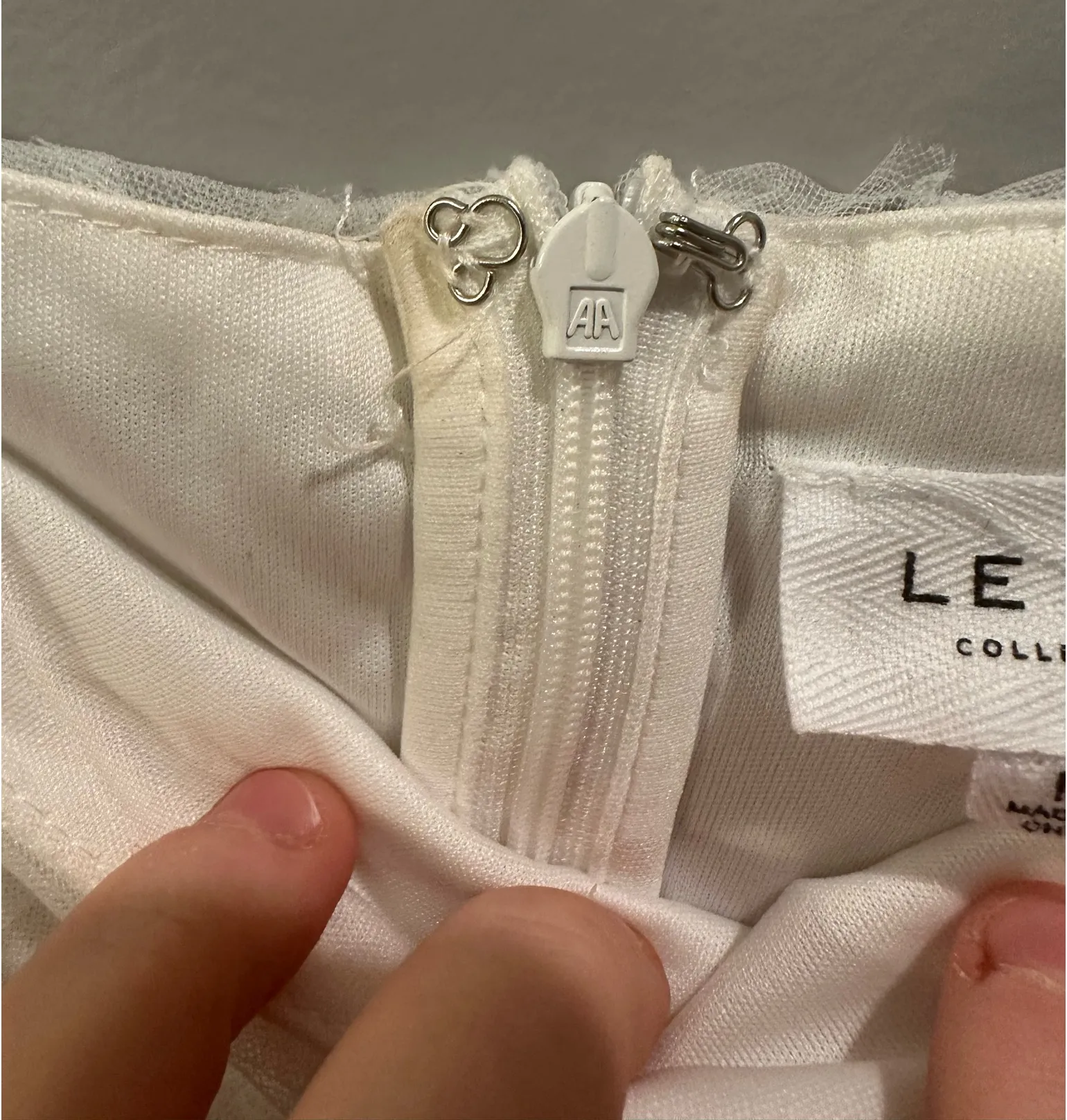 Le Lis Square Neck Puff Sleeve Floral Detail Babydoll Dress - Image 4