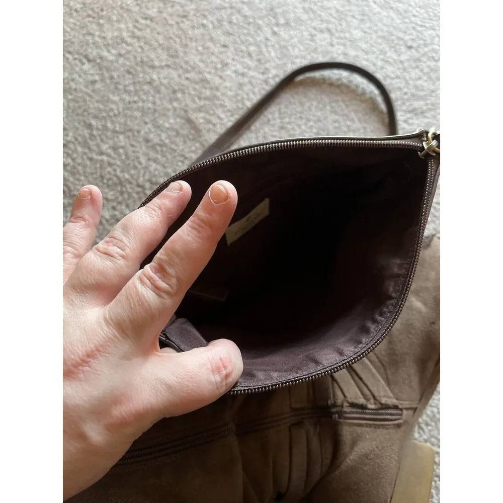 St. John’s Bay Women’s Faux Leather Brown Crossbody Bag Purse - Image 7