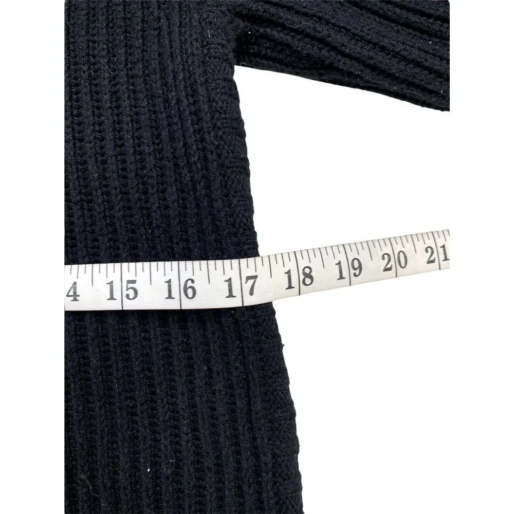 Madewell Women’s Black Sweater With Slit Sides - Image 4