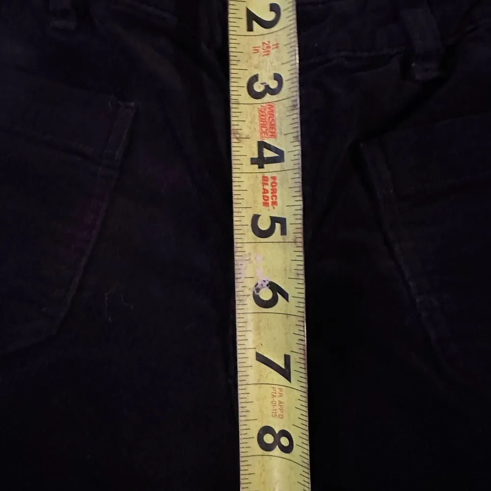 Michael Kors velvet feel corduroy flare pants low rise - Image 6