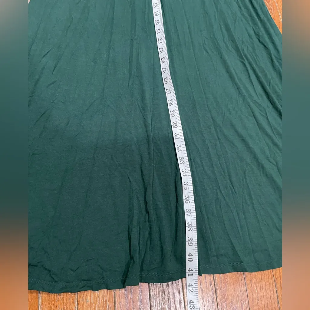Bobeau Dark Green Maxi Skirt - Image 3