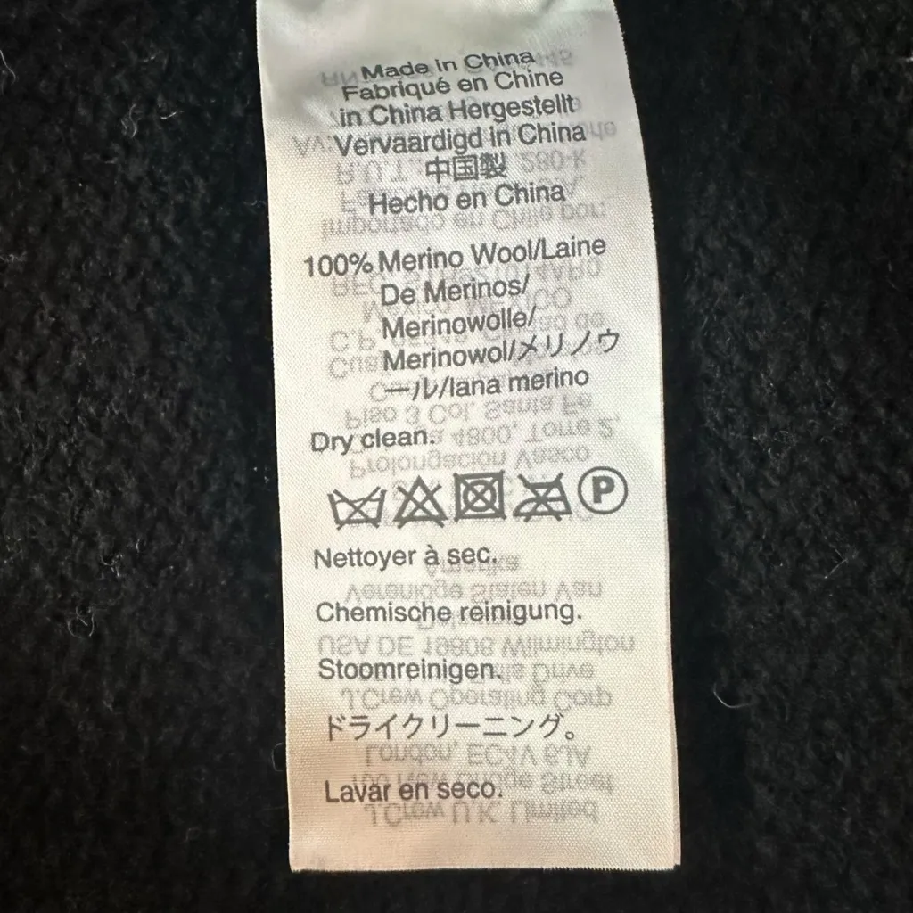 Madewell 100% Merino Wool Colorblock Sweater Dress Small Tunic Preppy Neutral - Image 9