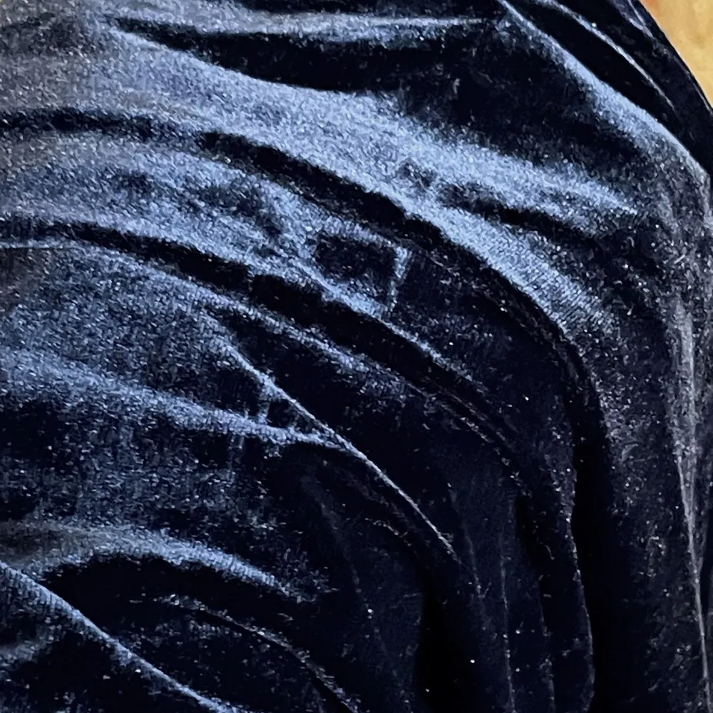 🌸 Vintage 90s black velvety mini dress vtg square neck medium M - Image 4