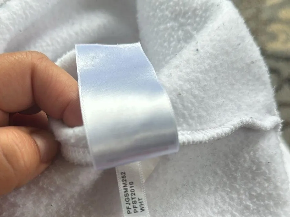 Calvin Klein Performance 1/4 Zip Cropped Pullover White Large - Image 8