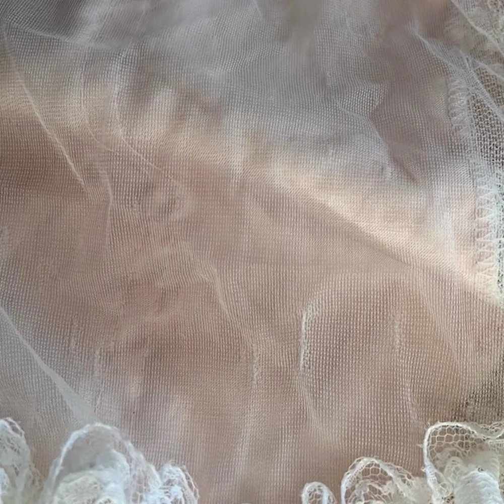 Vintage Coquette Lingerie White Size L - Image 8