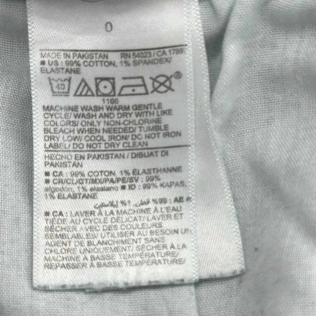 Old Navy Sky Hi Rise Straight Button Fly Stretch Denim Medium Wash Jeans Women 0 - Image 11