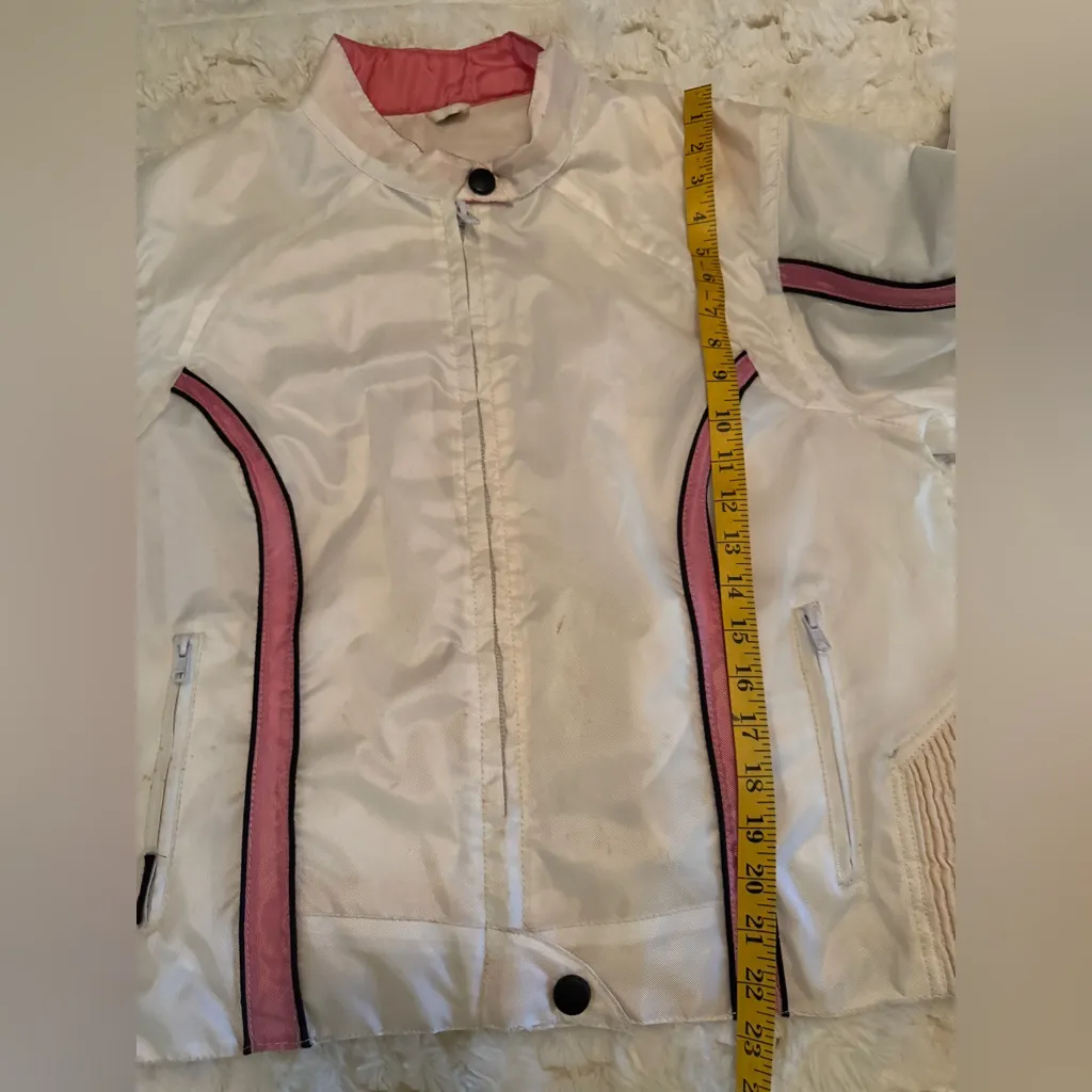 Hot Leathers Womens Motorcycle Biker Jacket Pink Size Large - Image 8