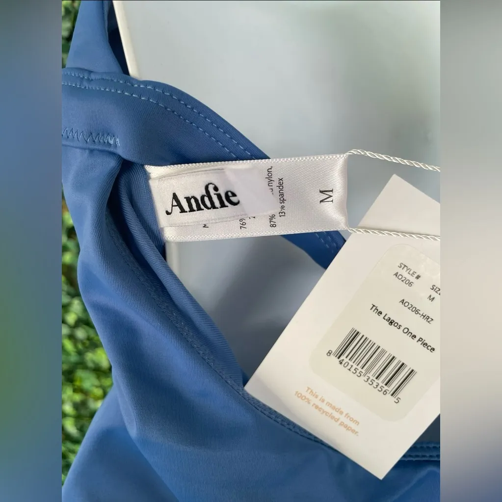 Andie’s Swim Lagos One Piece Swimsuit - Horizon Blue | Size Medium - NWT | $118 - Image 11
