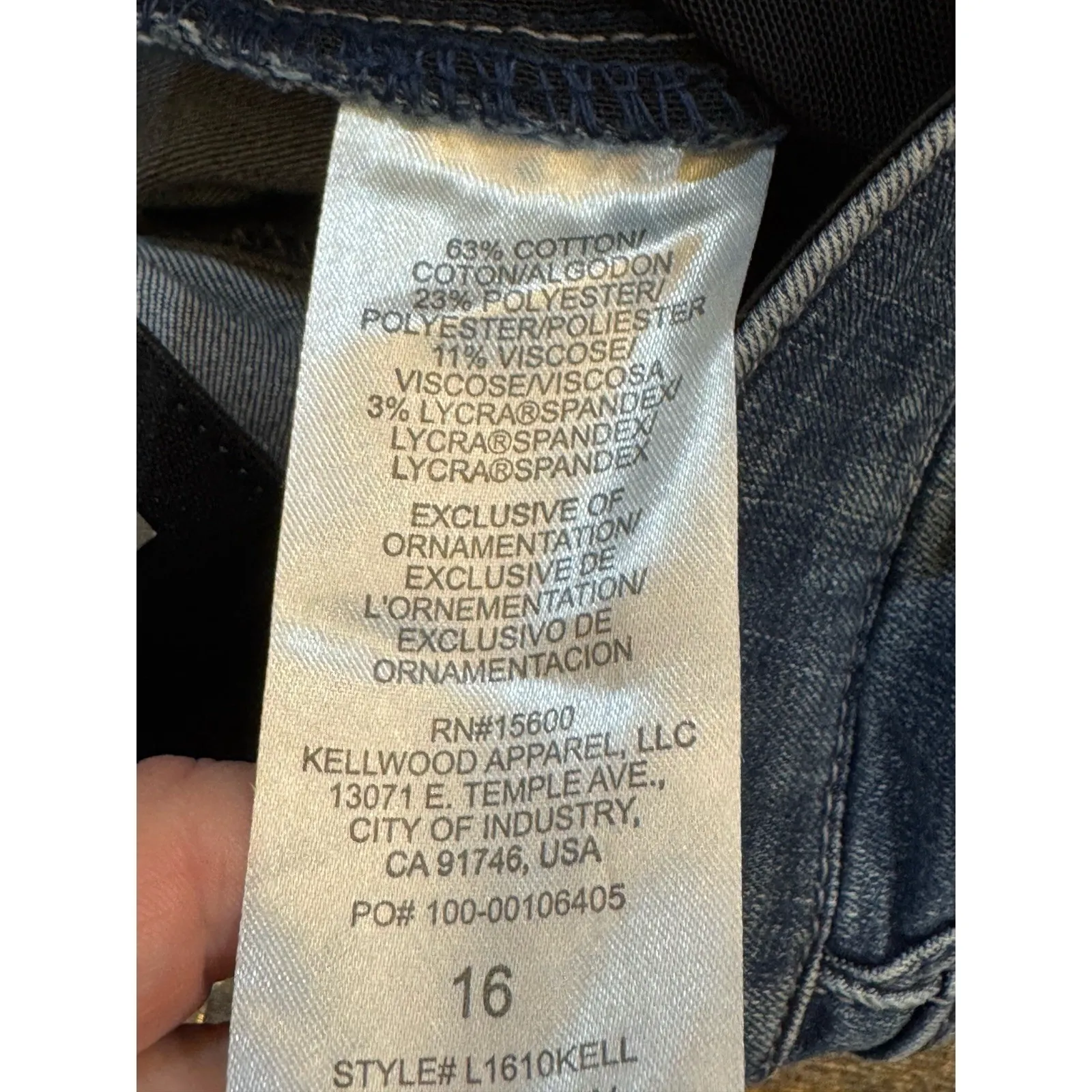 Wit & Wisdom Ankle Length Tapered Jeans Medium Wash Size 16 Ab Technology Blue - Image 8