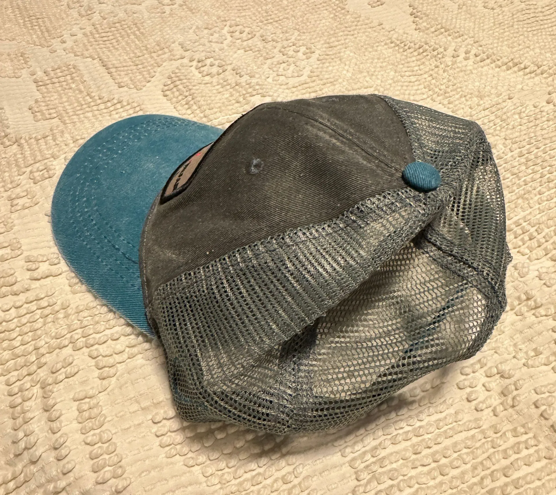 Crab Island Trucker Hat Blue - Image 2