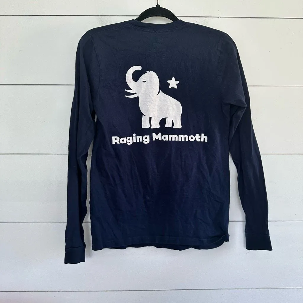 Raging Mammoth Women’s Small Logo Longsleeve Tee Size XS - Image 3