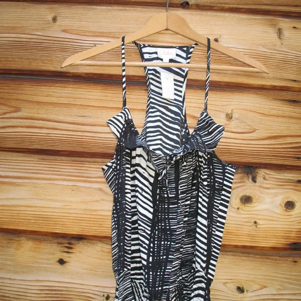 NWT Parker New York Coop Silk Print Maxi Dress - Image 5