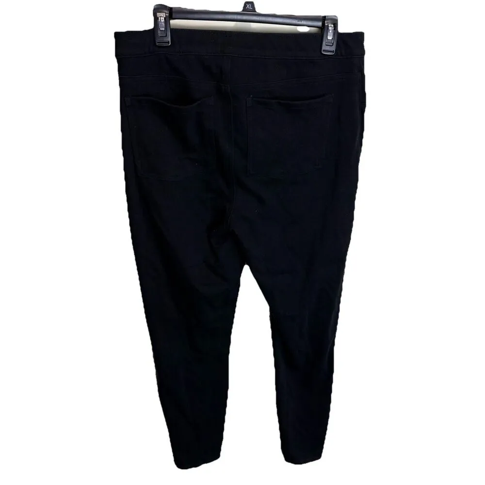 Spanx Jean-Ish Ankle Legging Women's XL Black Stretch Slim Skinny High Rise - Image 9