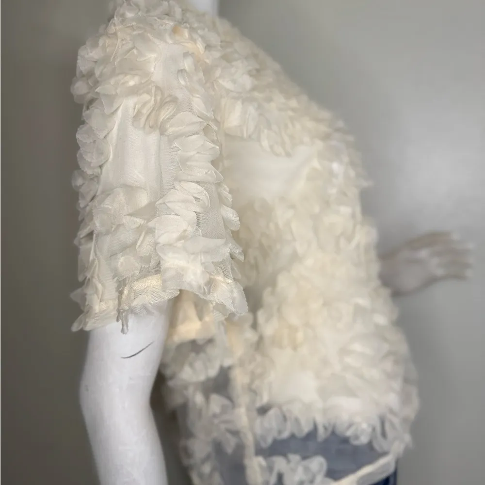 Wicked Majesty Sheer Rosette Top, Women's Size Medium. #97 - Image 7