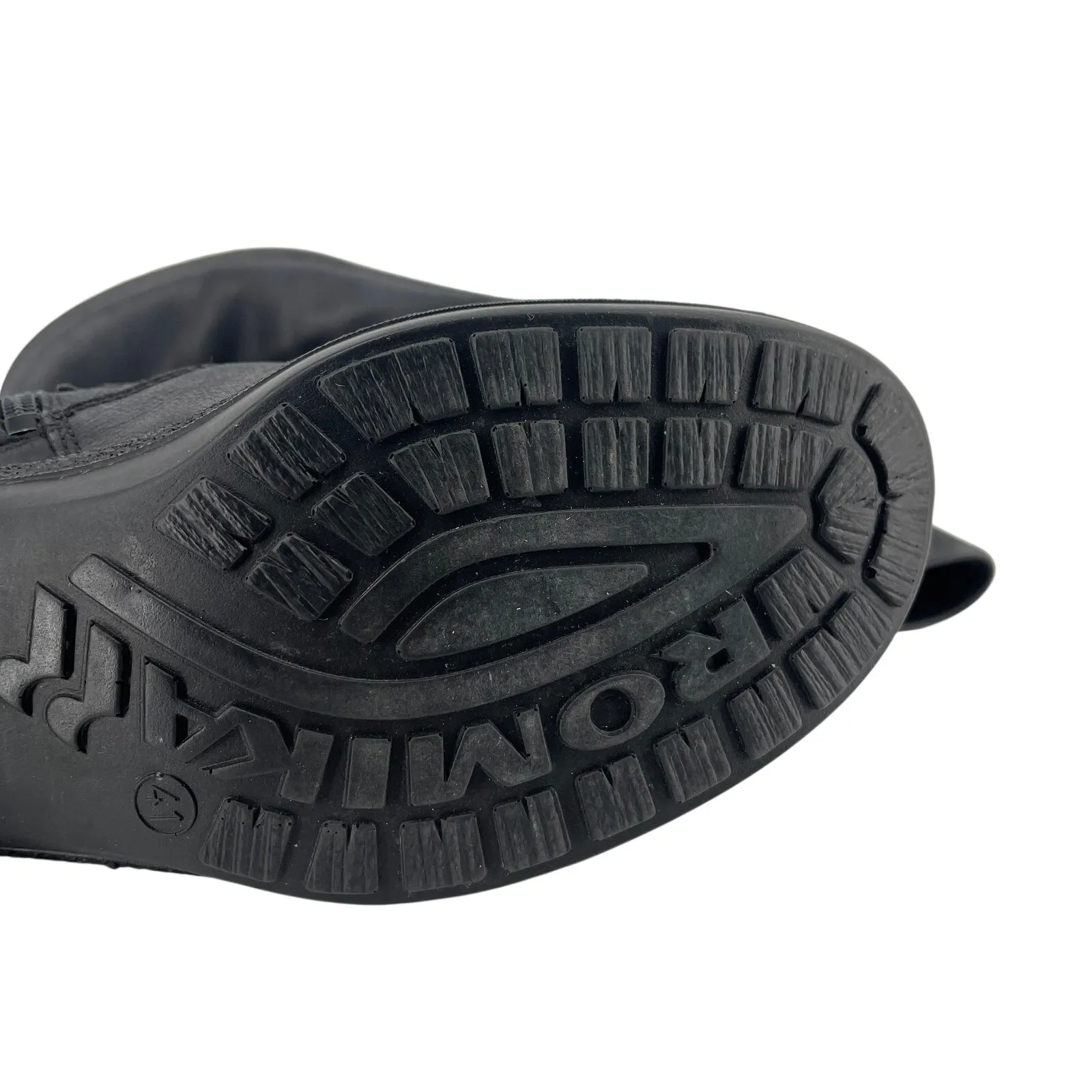 Romika Black Leather Zip Ankle Boots EU 41 US 10 - Image 7