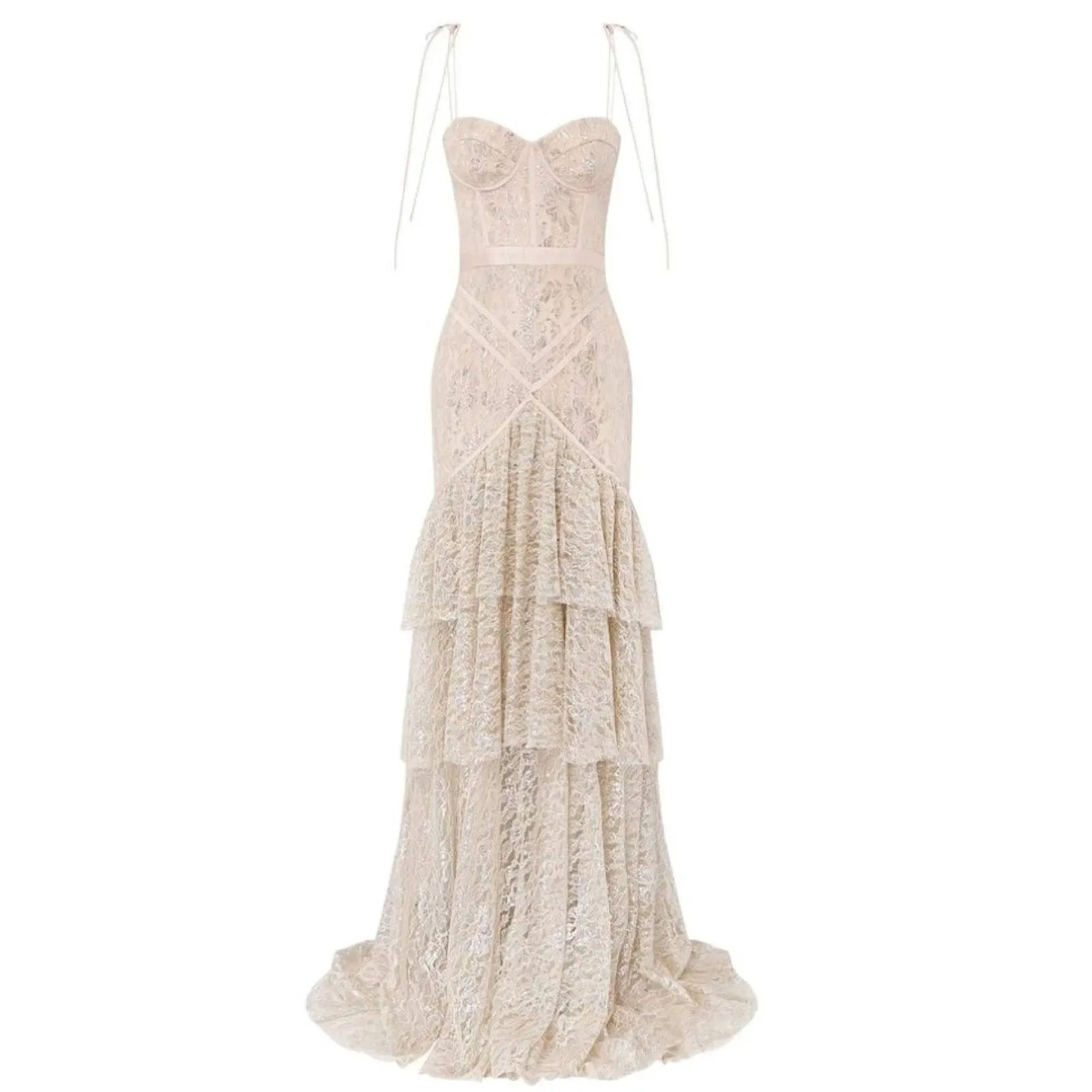 NWT Alice‎ McCall Sandstorm Wedding Gown Lace Dress US 2 Mermaid $995 - Image 3