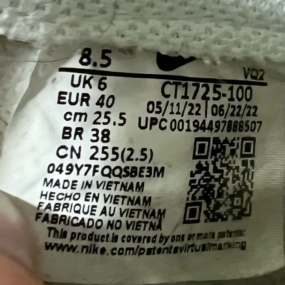 Nike Court Royale 2 Mid Triple White lace up sneakers size 8.5 - Image 12