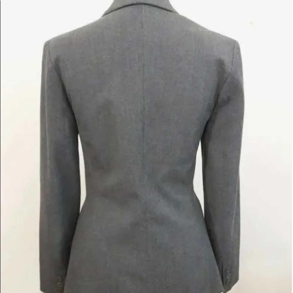 Limited Stretch Gray 3 Button Suit Blazer: Size Medium - Image 2