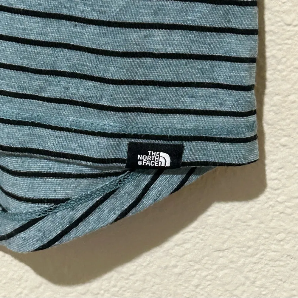 The North Face Striped Tank Top Womens Size S Full Length Flax Blend‎ Ombre Blue - Image 6