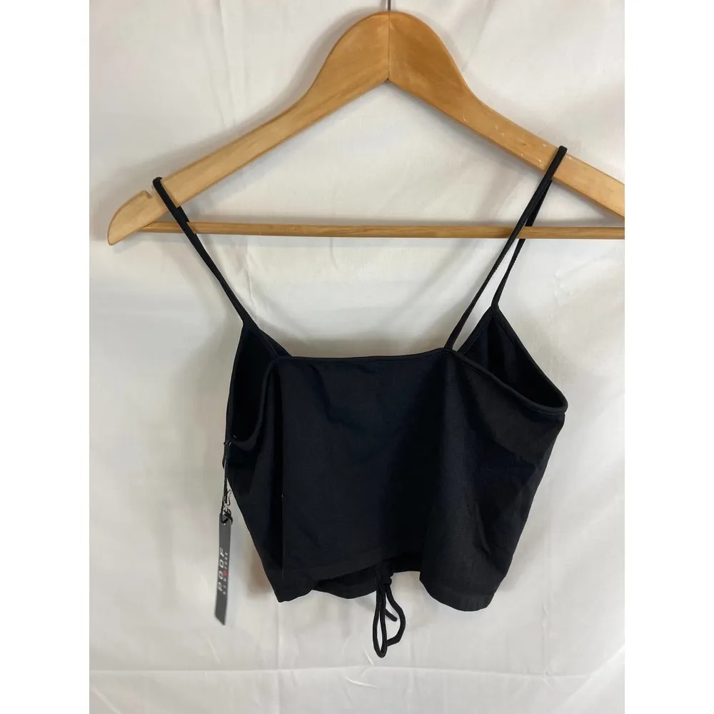 4/$25 NWT Poof ruched center tank pink size S/M - Image 3