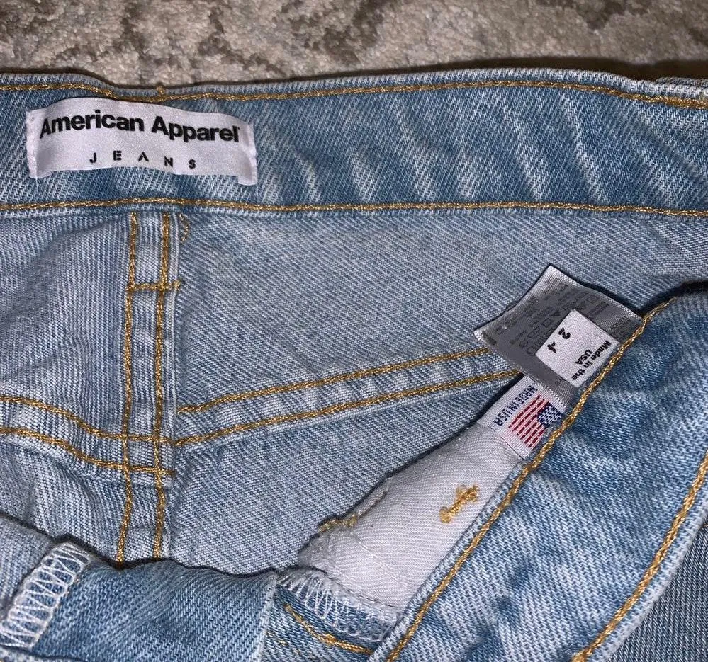 American Apparel Denim Shorts  - Image 4